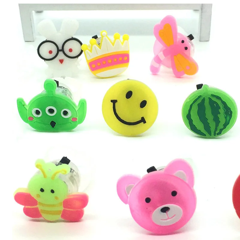 5 шт./компл. светящиеся кольца мигающие игрушки со светодиодной подсветкой для