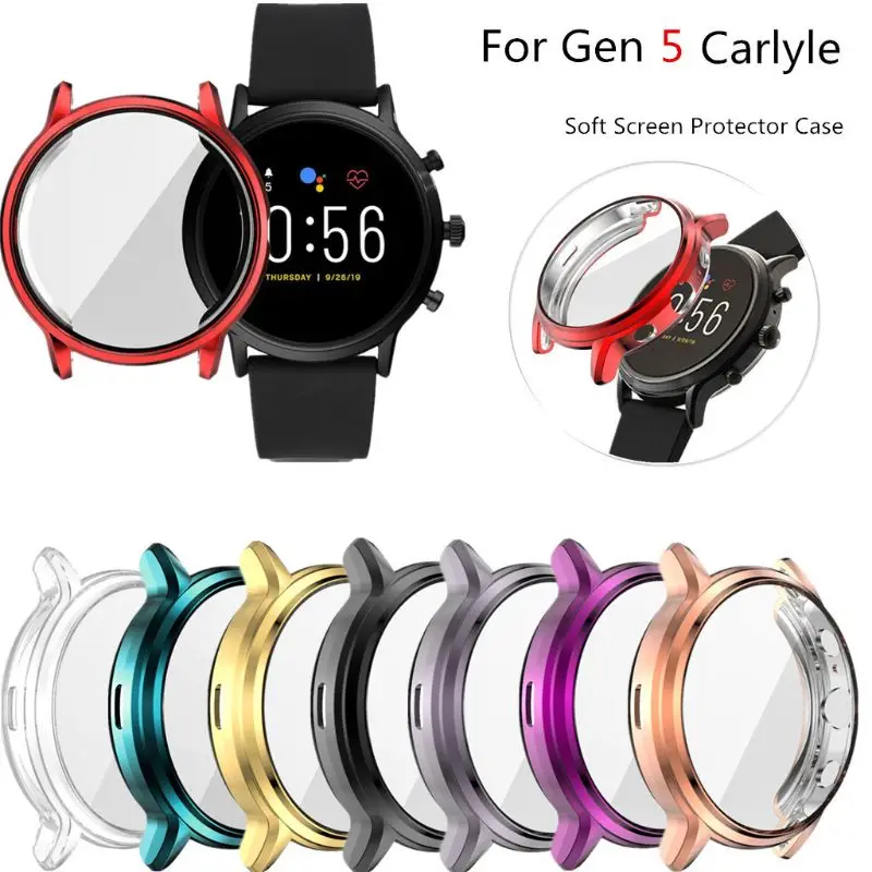 Защитный чехол для Fossil Gen 5 Carlyle чехлы смарт часов Смарт часы из ТПУ с