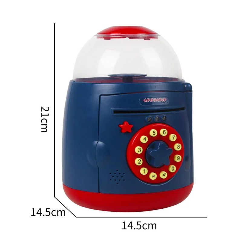 копилка для монет Электронная коробка мультфильм большая ATM экономии банка