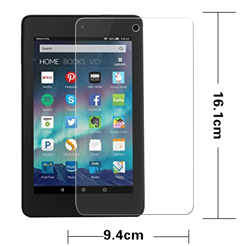 

LCD Best Anti-shatter tempered glass film For Amazon Kindle Fire HD 6 HD6 6.0" tablet Screen Protector Film HD protective films