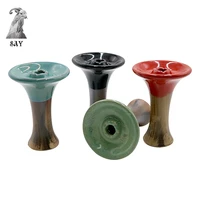 sy hookah premium glazed ceramic narguile bowls arab chicha charcoal holder weed smoking cachimbas water pipe accessories