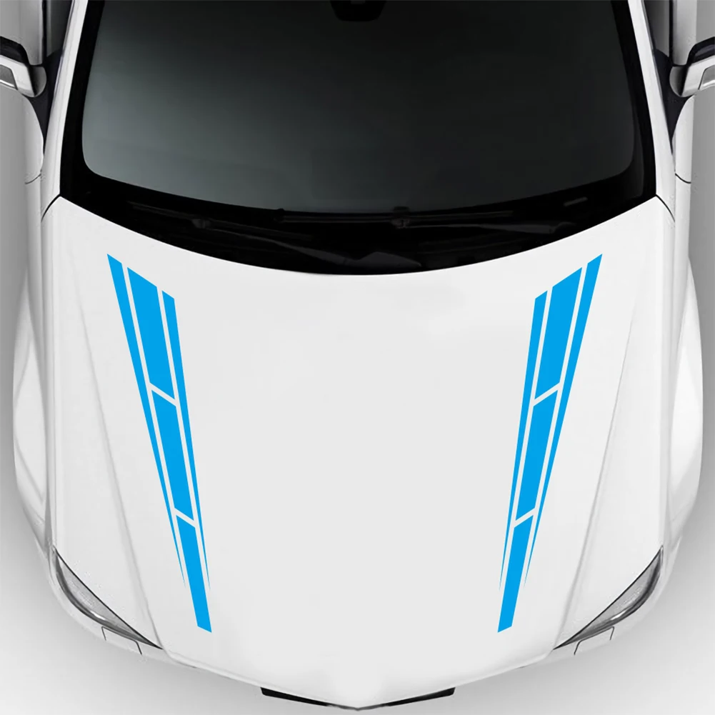 

4.5 '' x 31.5 '' Car Racing Stripes Black Vinyl Truck Hood Decal Front stickers