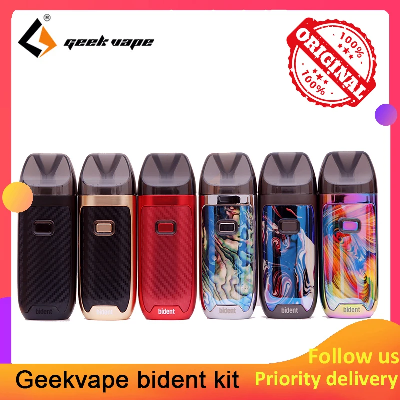 Оригинальный комплект GeekVape Bident с 950 мАч встроенной батареей двойная катушка Pod