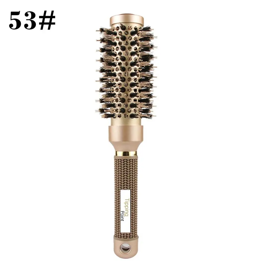 Золотой цилиндр вьющиеся волосы расческа профессиональный стиль