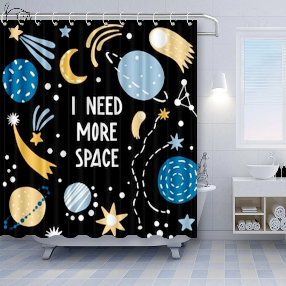 Занавеска для душа Вселенная космос галактика психоделическая