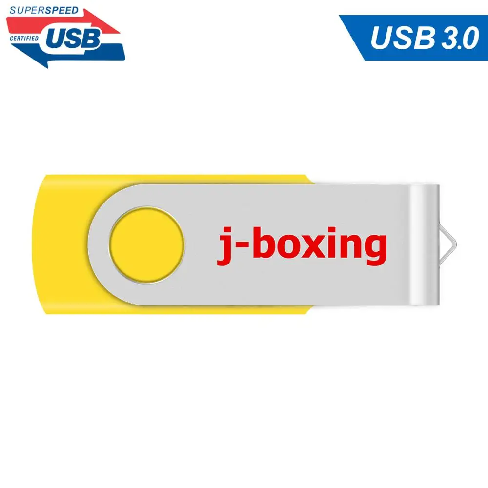 J-boxing 64GB USB 3.0 Flash Drive Thumb Memory Stick Metal Swivel Pen 16GB 32GB for PC Macbook Tablet usb Drives | Компьютеры и офис