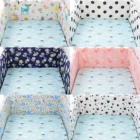 Детская кровать с объемным бампером Chichonera детская кроватка для новорожденных Детские Постельные барьеры из чистого хлопка оплетка Подушка бамперы cunas