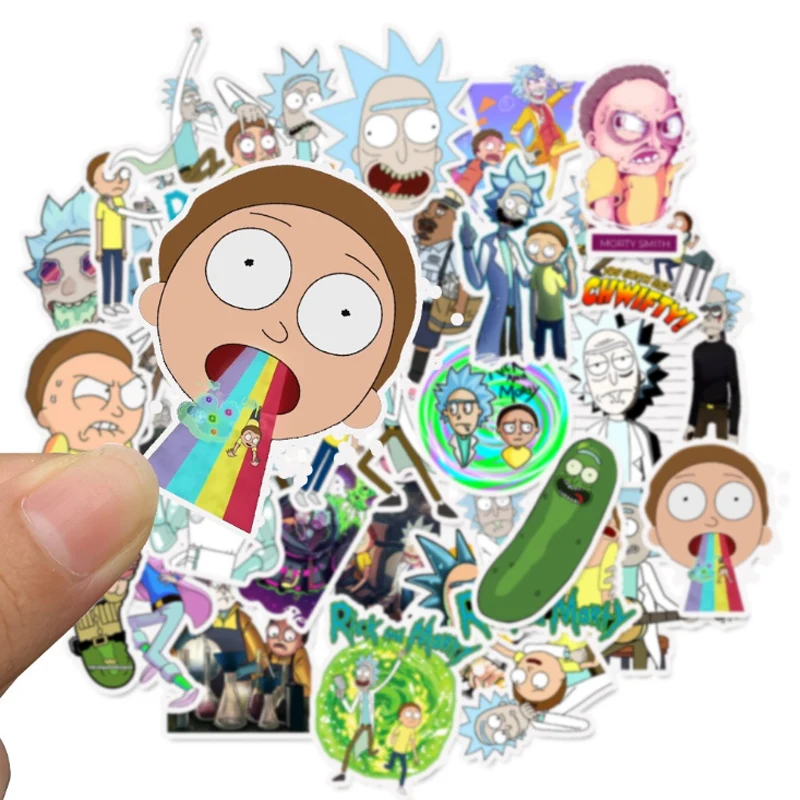 Pegatinas de dibujos animados para ordenador port&aacute;til, pegatinas de Anime para ni&ntilde;os, juguetes para coche, motocicleta, Skate, Maleta, &aacute;lbum de recortes, 42/85 Uds. Por paquete-2