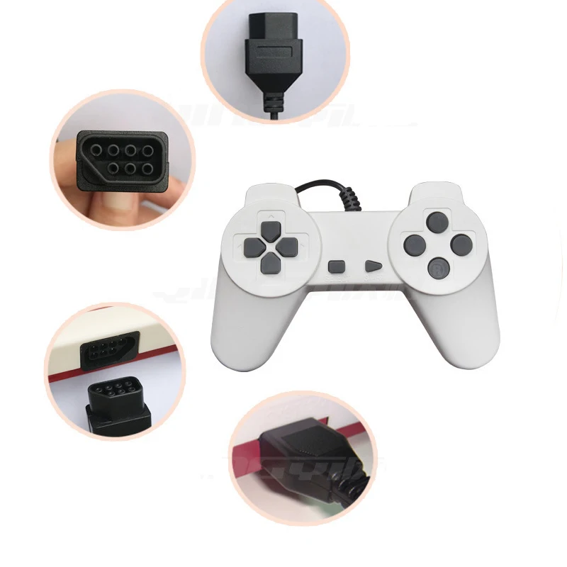 2 шт. мини 620 Ретро видеоигр консоль с двойными проигрывателями 8 битная Поддержка