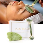 Массажный инструмент для лица Натуральный Xiuyu нефритовый ролик Gua sha скребок Нефритовый камень доска Gua sha кварцевый набор для лифтинга лица против морщин массаж