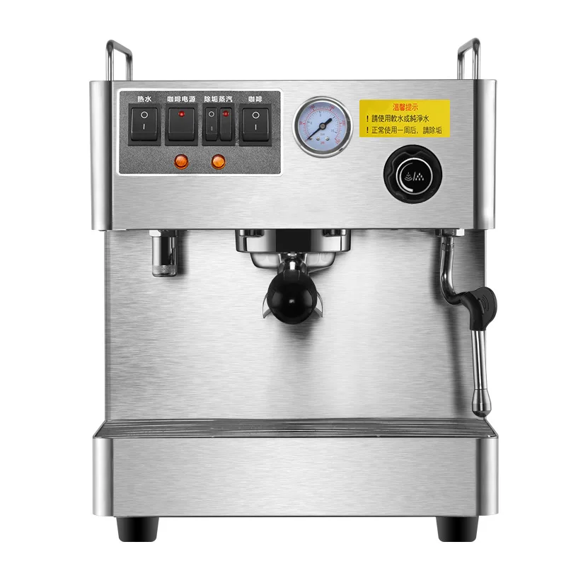 CRM3012 полуавтоматическая Кофе машина 3000W 1.7L двухкорпусные котлы Коммерческая