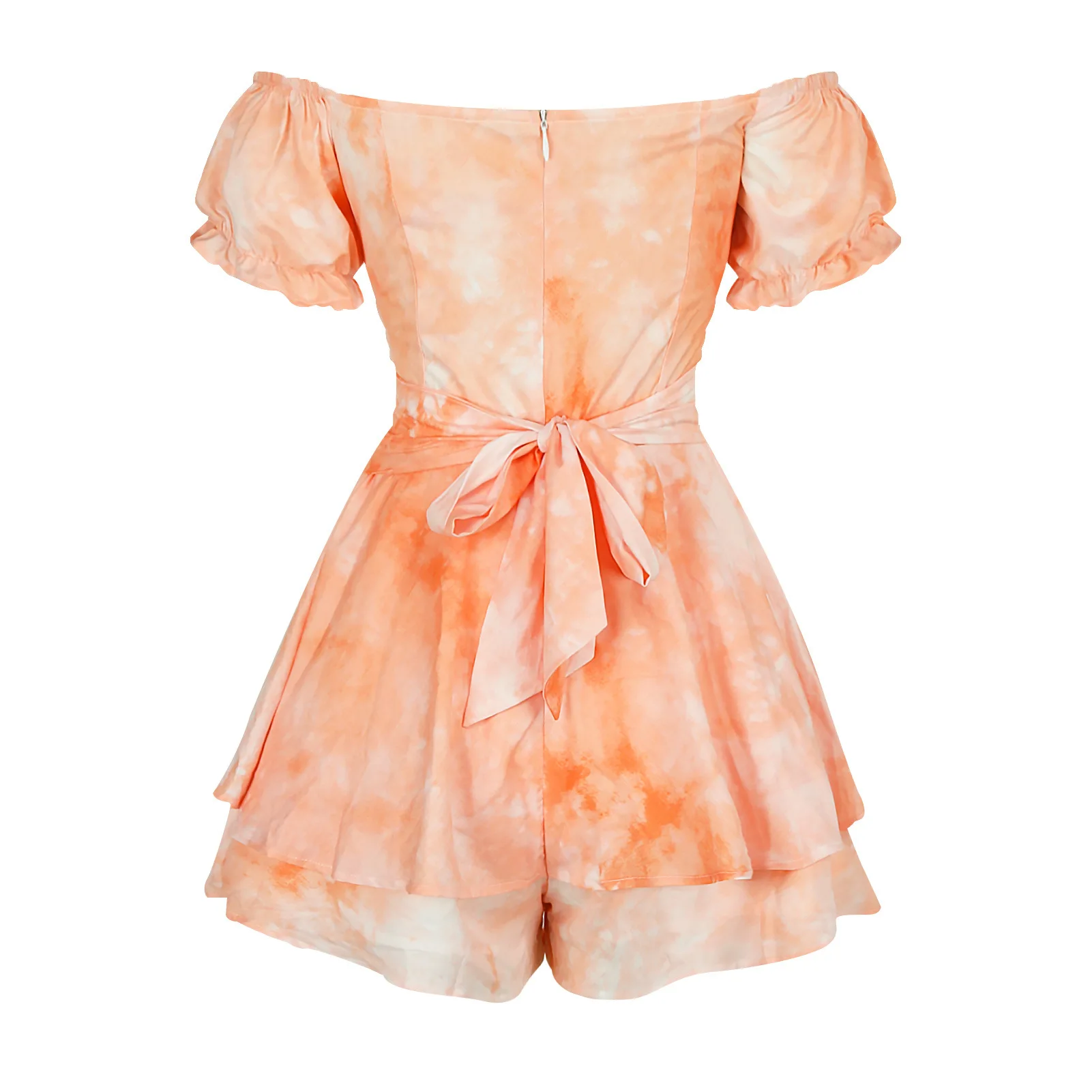 

8 Color New Summer Women Jumpsuit Tube Top Sexy Ruffles Casual Rompers High Street Party Clothes Playsuits Fashion Floral Cloth