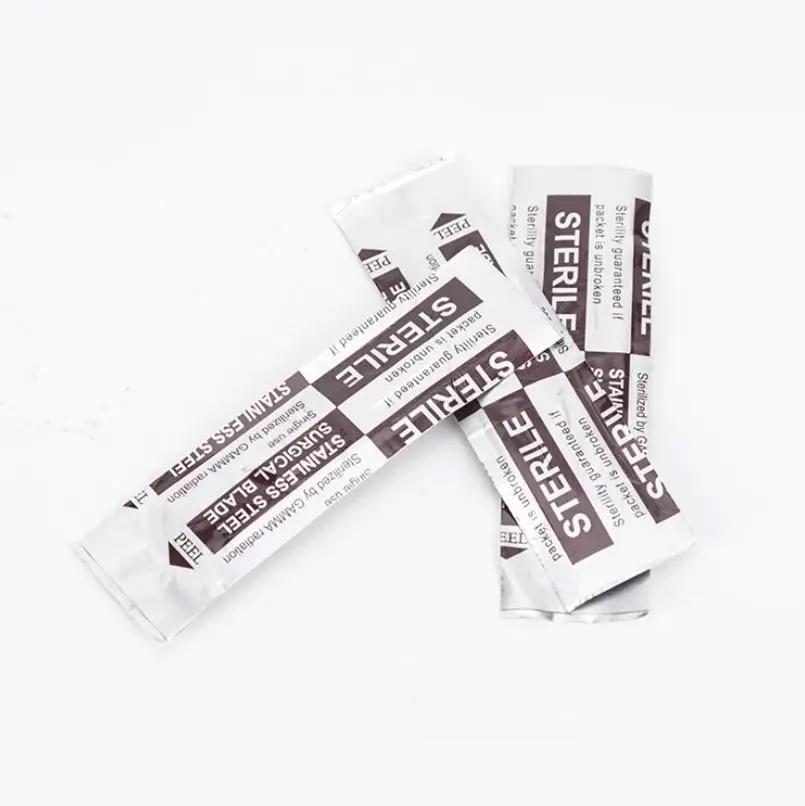 100 шт./кор. Стоматологические одноразовые лезвия из нержавеющей стали стерильные