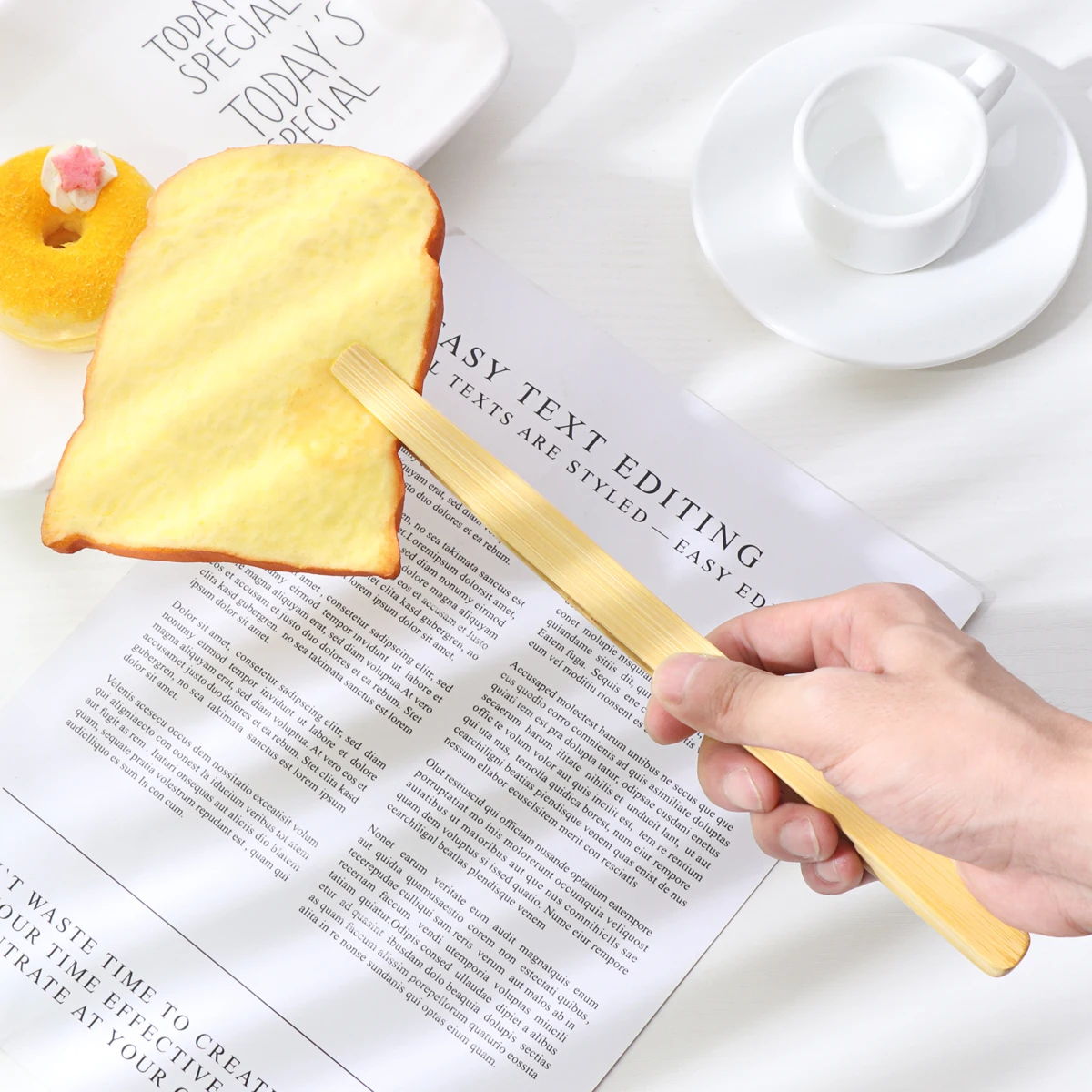 ROSENIC бамбуковый тостер кухонные щипцы длинный легкий захват Сервировочные для