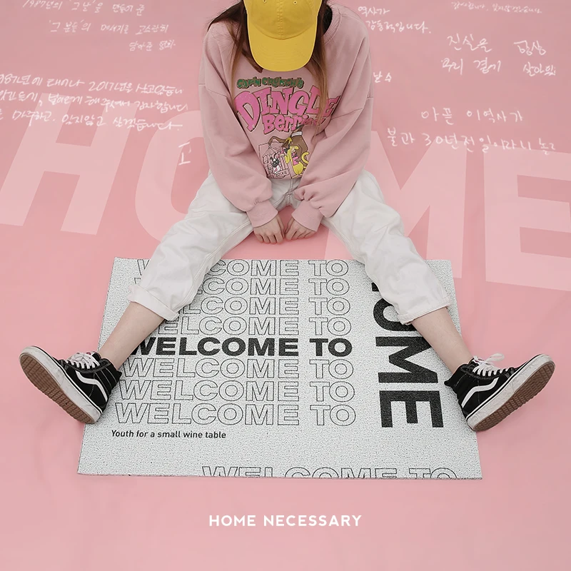 Коврик для дома дверной противоскользящий из ПВХ