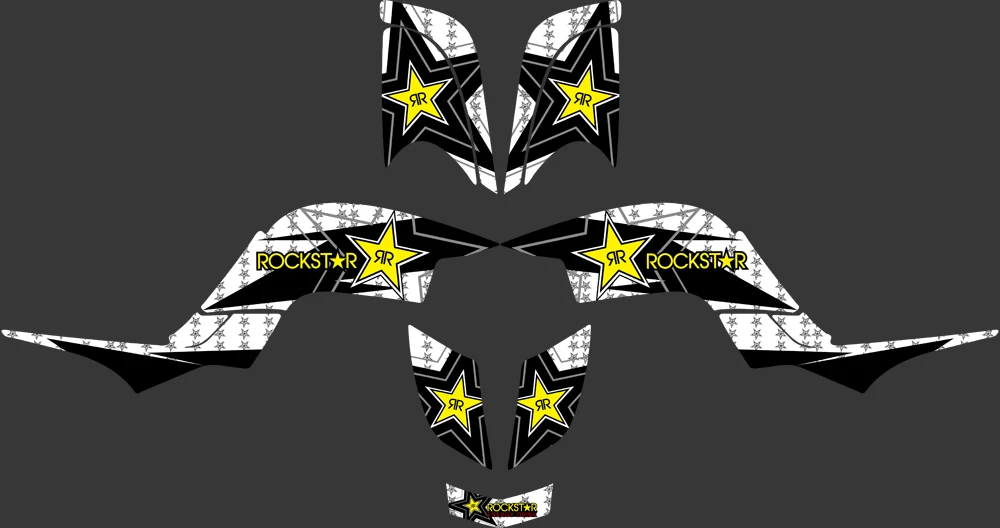 4 wheel wheeler atv quad RAPTOR Decal Sticker Kit for y amaha 660 | Автомобили и мотоциклы