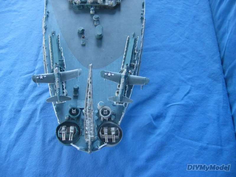 DIYMyModeI-rompecabezas DIY de USS missuri, maqueta de papel artesanal, hecho a mano juguete, regalo, utillaje de pel&iacute;cula-4