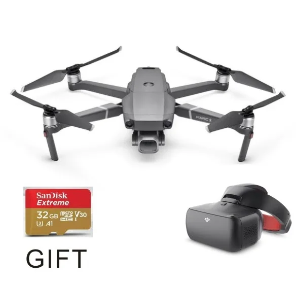 DJI Mavic 2 Pro,! Hasselblad камера, 8 км 1080p видео передача, 31 мин время полета, всенаправленное распознавание препятствий - Цвет: with goggles RE