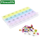 Контейнер-органайзер для таблеток, 28 отделений, 7 дней в неделю