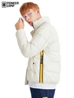 Куртка мужская зимняя, теплая, без капюшона, на молнии, 2020