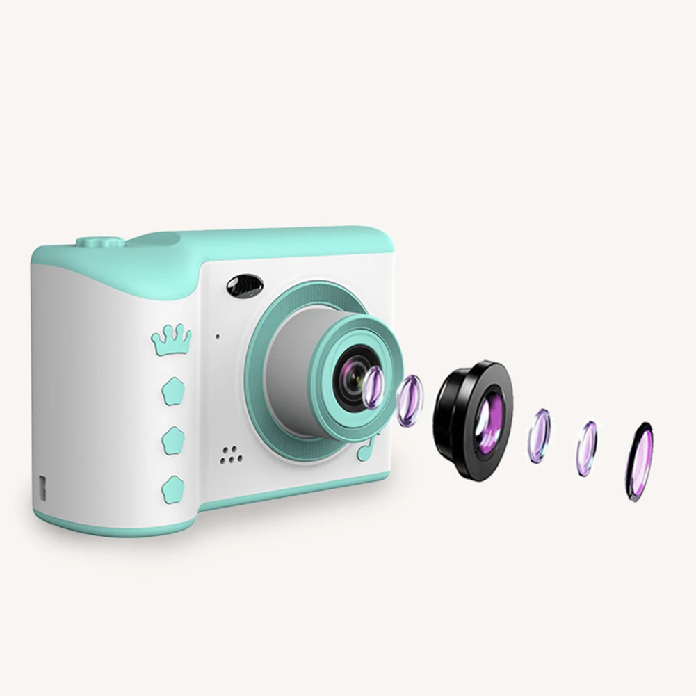 2.8 Inch Digital Cameras Portable Dual Lens Touch Screen Mini Gift Recording Large Capacity Kids Photo Travel Front Rear |