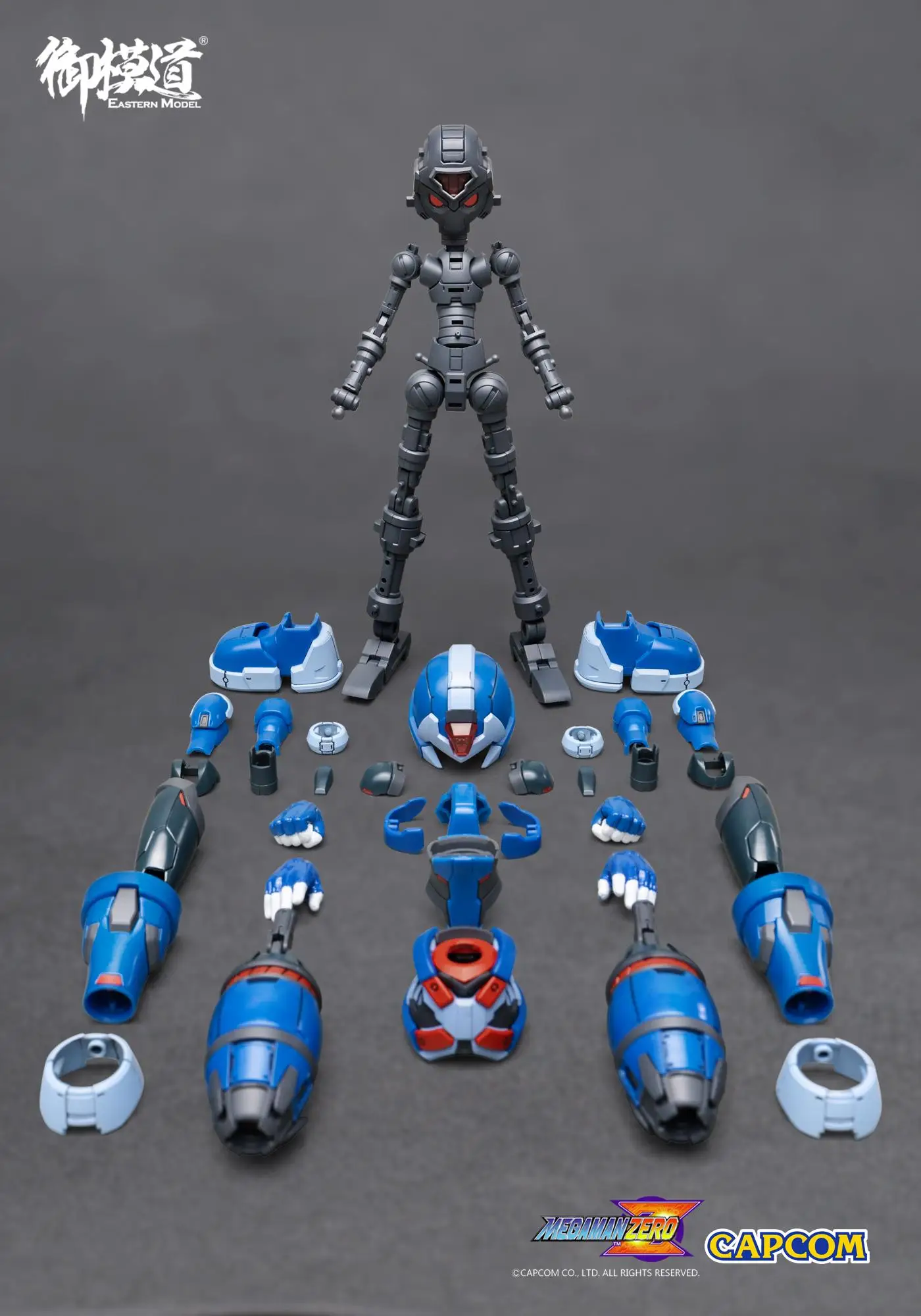 

Megaman Zero Model Emode Rockman X Copy-x Model With Platform Plastic Model Kit