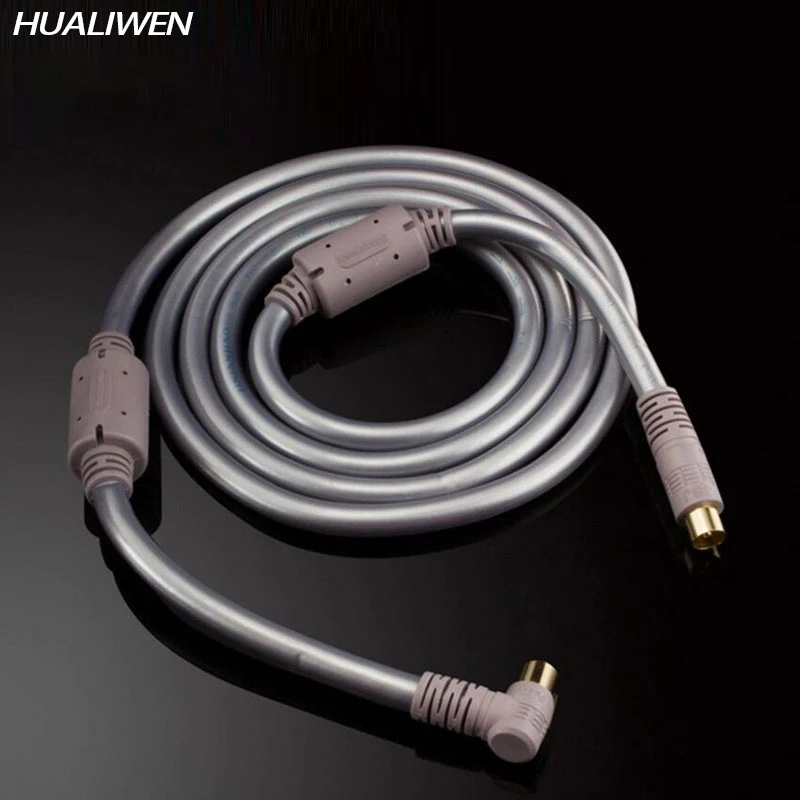 JSJ бескислородный медный HDTV кабель Одиночный CATV RF Кабель 1 8 м|oxygen free copper|rf tv cabletv cable