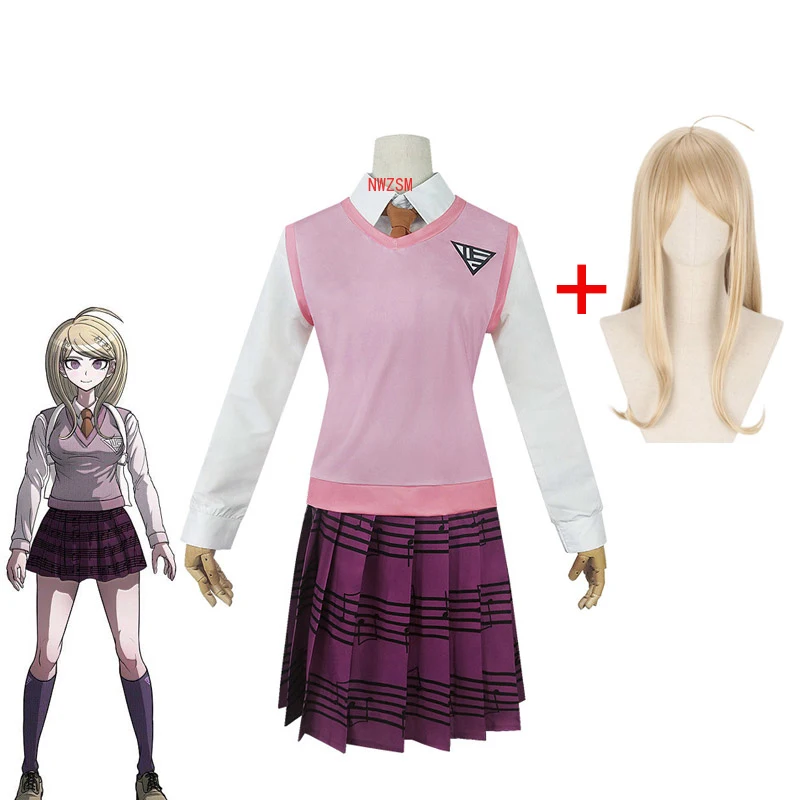Danganronpa акамацу акаджи каэде Косплэй костюм старшеклассников кампуса равномерное