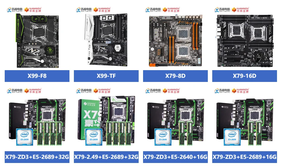 Huanan Zhi X79M PRO Материнская плата для Intel LGA 2011 E5 2660V2 2680V2 DDR3 1333/1600/1866 МГц 64 Гб M.2 PCI-E NVME M-ATX материнская плата