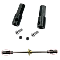 2x 2pcs rc upgrade wheel axle shaft fit for wpl d12c14 c24 rc upgrade parts