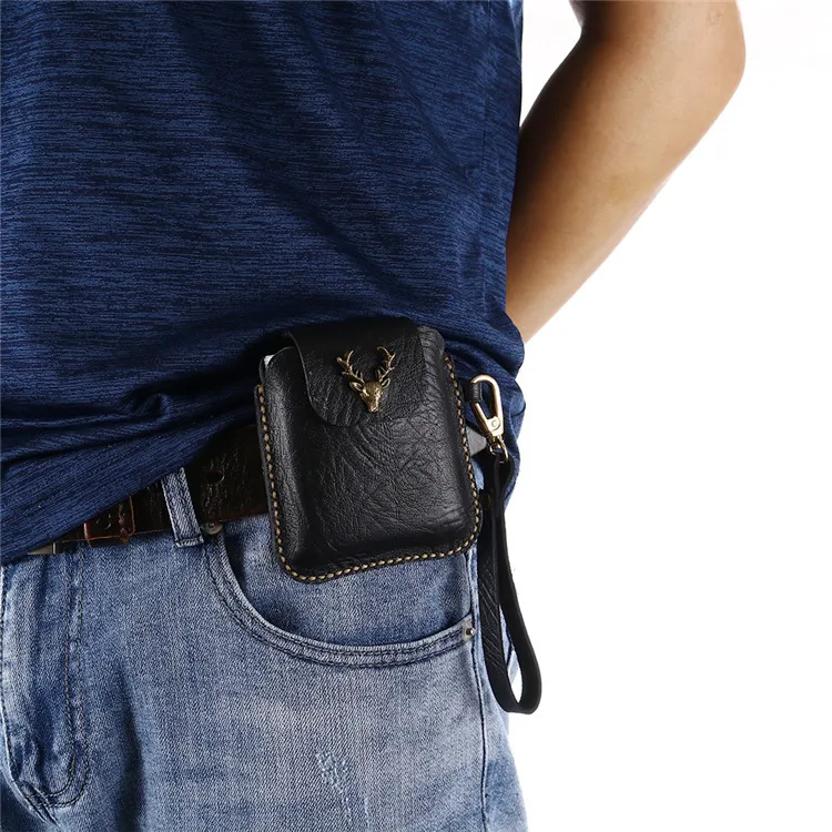 

Genuine Leather Case Pouch Bag For Galaxy Z Flip 5G For F7000 Case Pouch