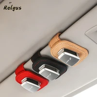 car glasses case storage ticket card clip eyeglass sunglasses holder for lincoln mkz auto accessories