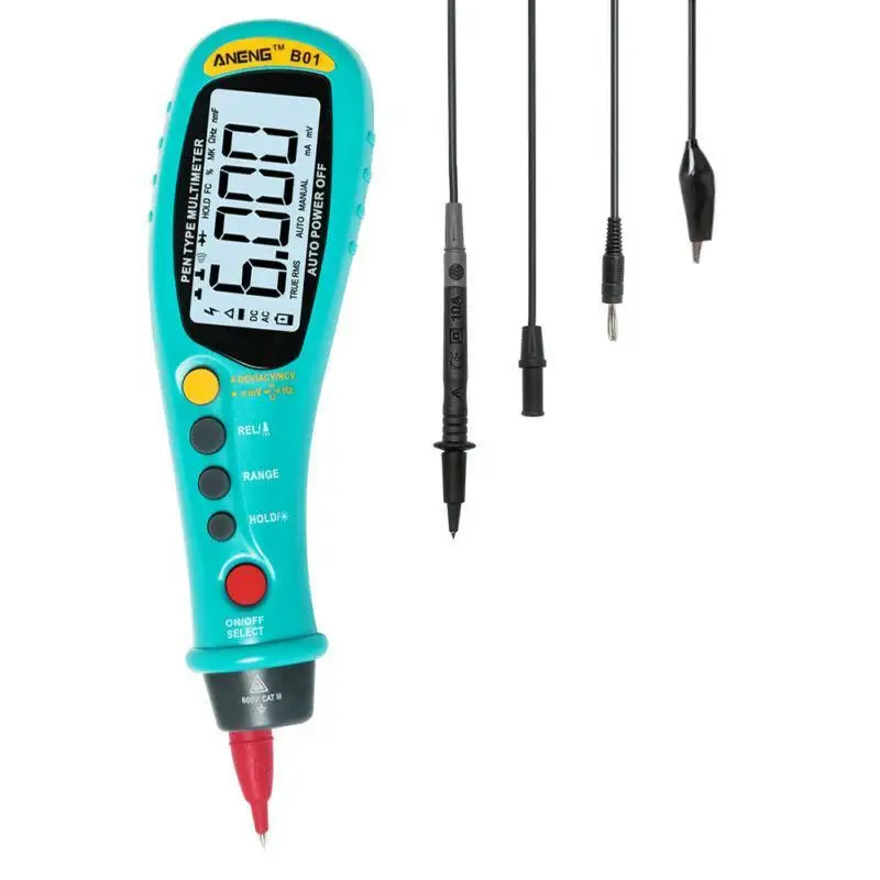 Цифровой мультиметр ANENG B01 автоматический RMS 6000 отсчетов AC DC ANENG|Осциллирующие