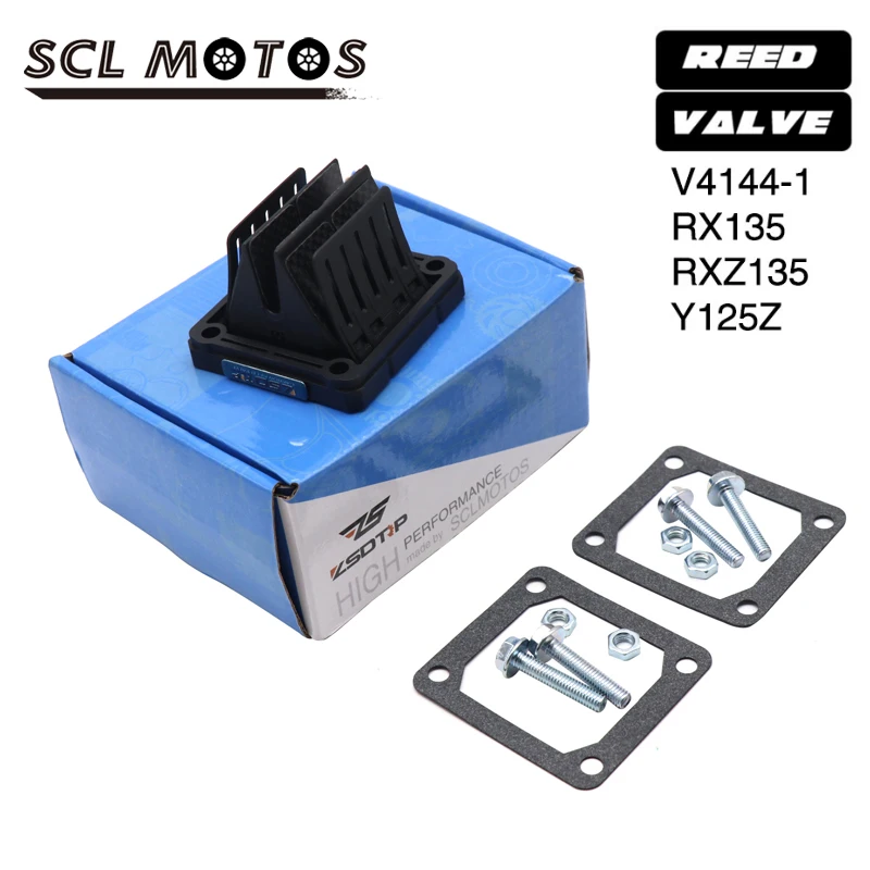 SCL заборный тростниковый клапан из углеродного волокна для YAMAHA RX135 RXZ135 Y125Z, впускной тростниковый клапан для мотоцикла, тростниковый клапан