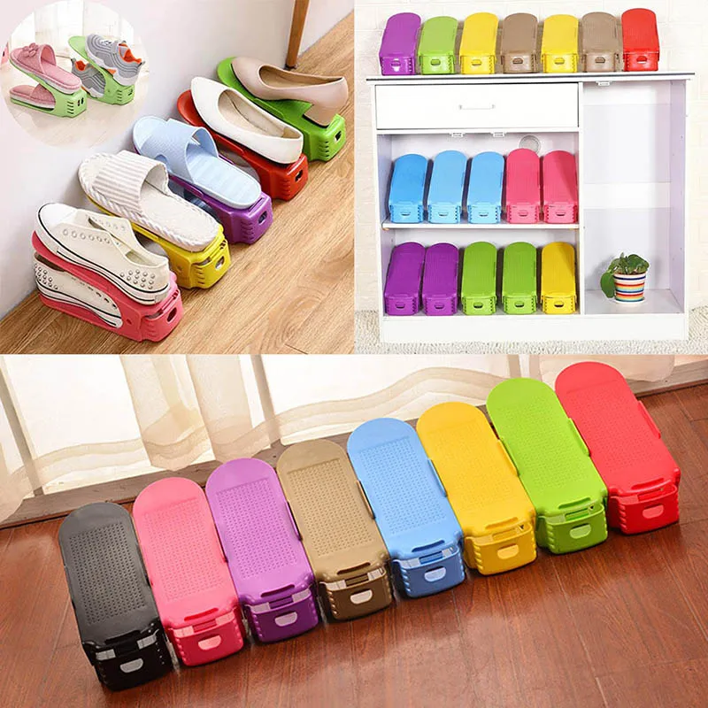 

1PCS Shoebox Casual Shelf Rack Shoes Indoor Reuse Hanging Shoes Strong Shoes Accessories Wall-mounted Rack Classic Shoe Rack