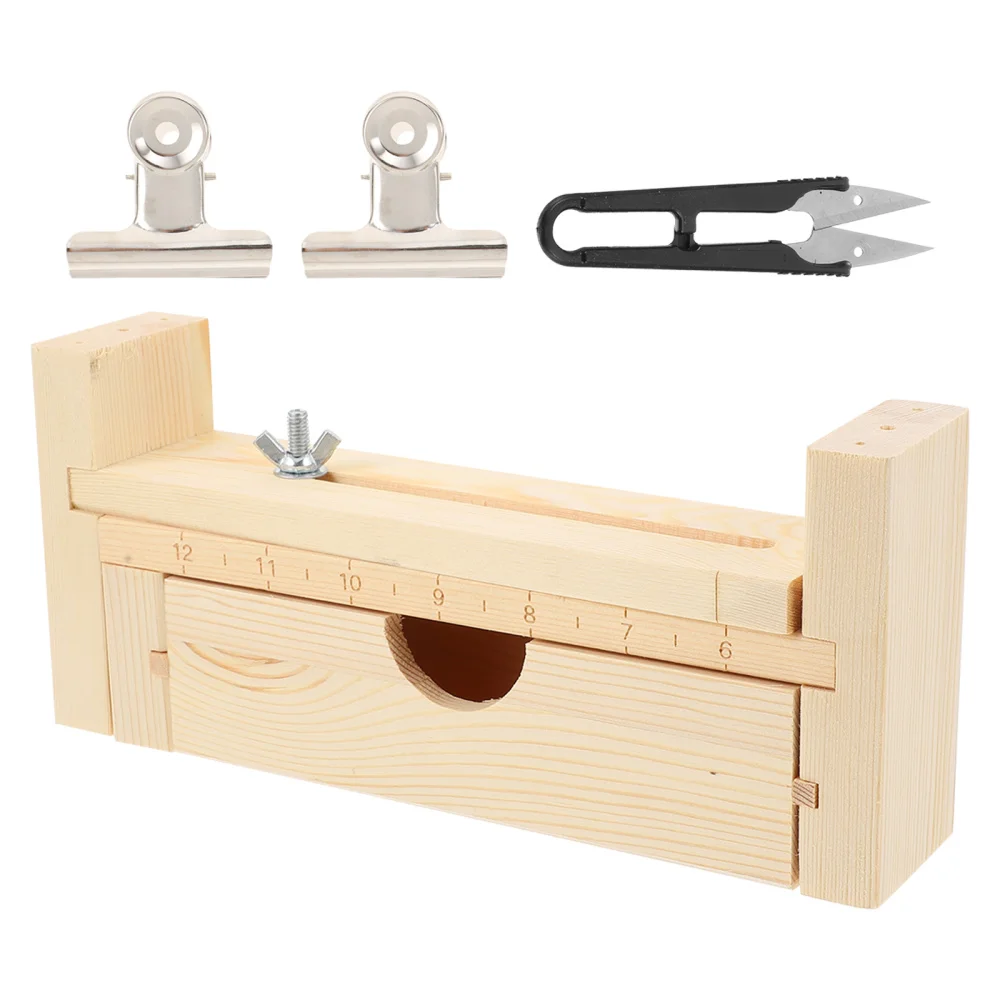 

1 Set Bracelet Maker Wooden Frame Wristband Maker Weaving Crafts Making Tool Kit