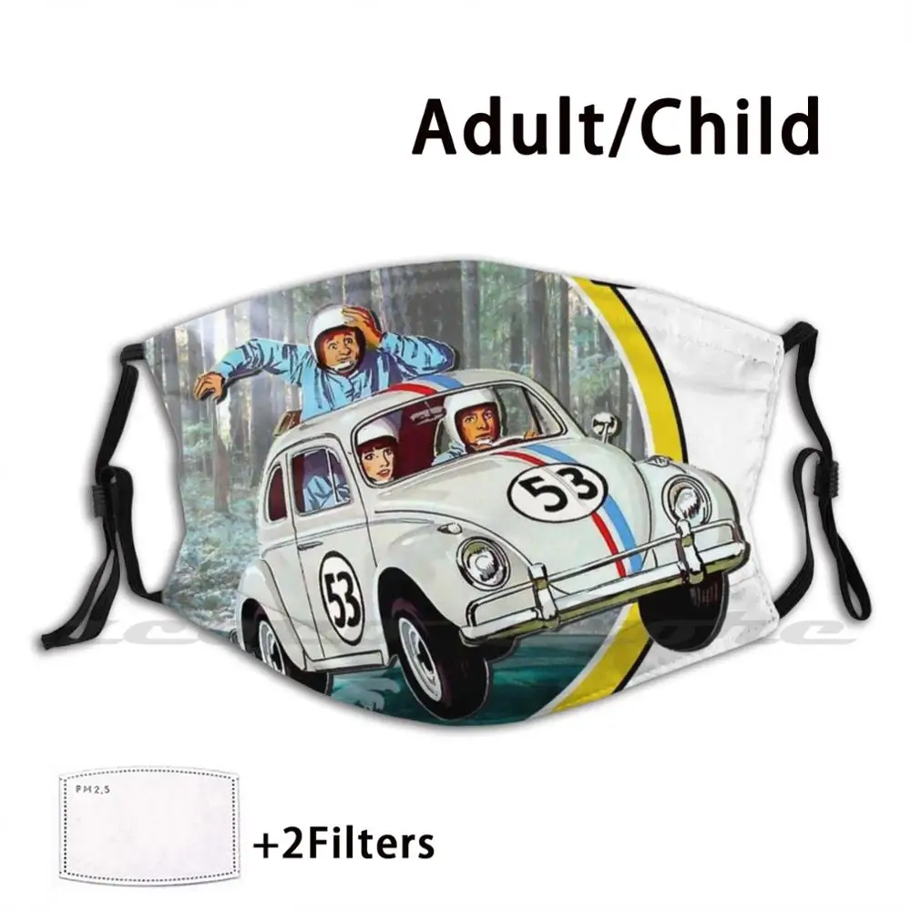 

Herbie The Love Bug Washable Trending Customized Pm2.5 Filter Mask Herbie The Love Bug Love Bug Bug Love Herbie The Love Bug