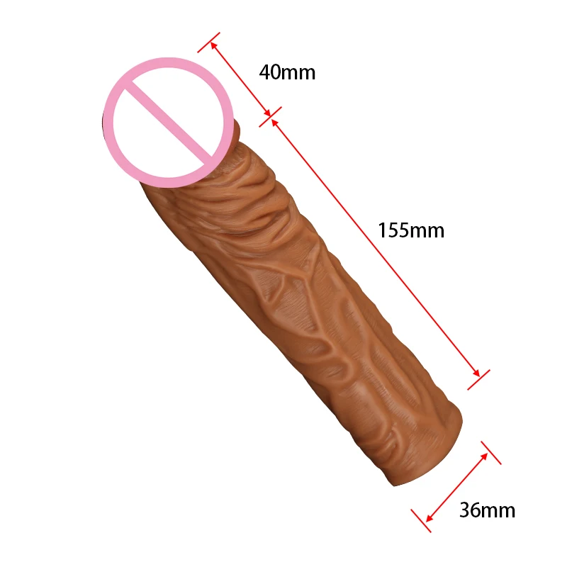 Многоразовые презервативы для увеличения мужского пениса интимные товары