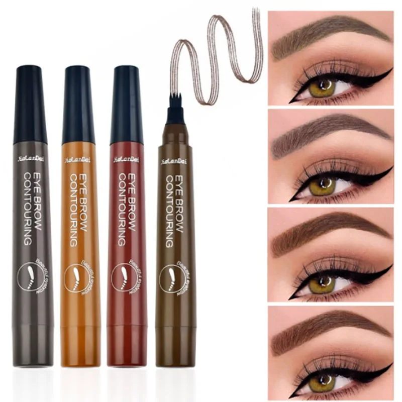 

3D Eyebrow Pencil Waterproof Pomade Stylo Microblading Tatuaje Laminacja Brwi Pomada Para Cejas Lapiz Fake Tattoo Maquillaje