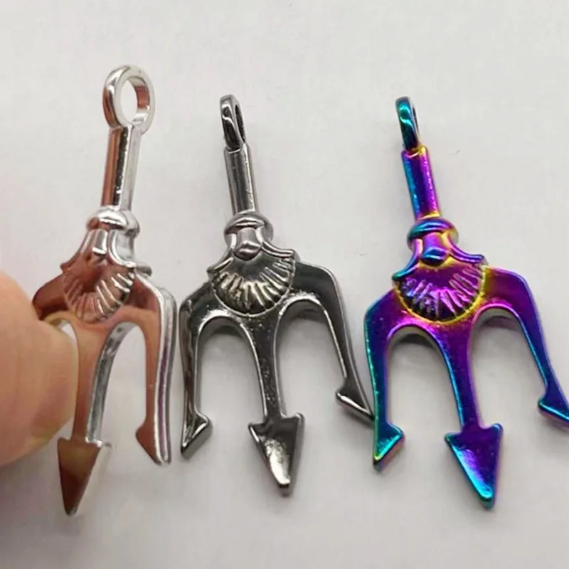 Ожерелье с подвеской-тройником из нержавеющей стали | Украшения и аксессуары