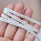 M0501 DIY аксессуары для шнурков ручной работы хлопчатобумажная ткань кружево хлопок кружево волна 0,5 см горячая распродажа