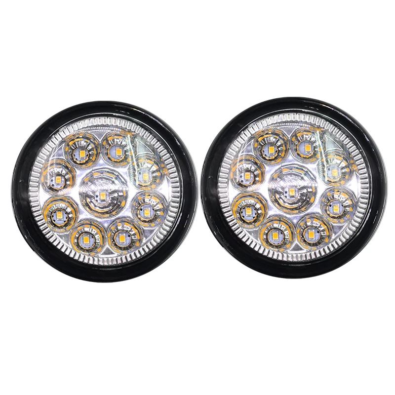 Buildreamen2 For Nissan Patrol Tiida Qashqai 2 Pieces H8 H11 Car LED Light Fog DRL Daytime Running White Yellow Blue | Автомобили и