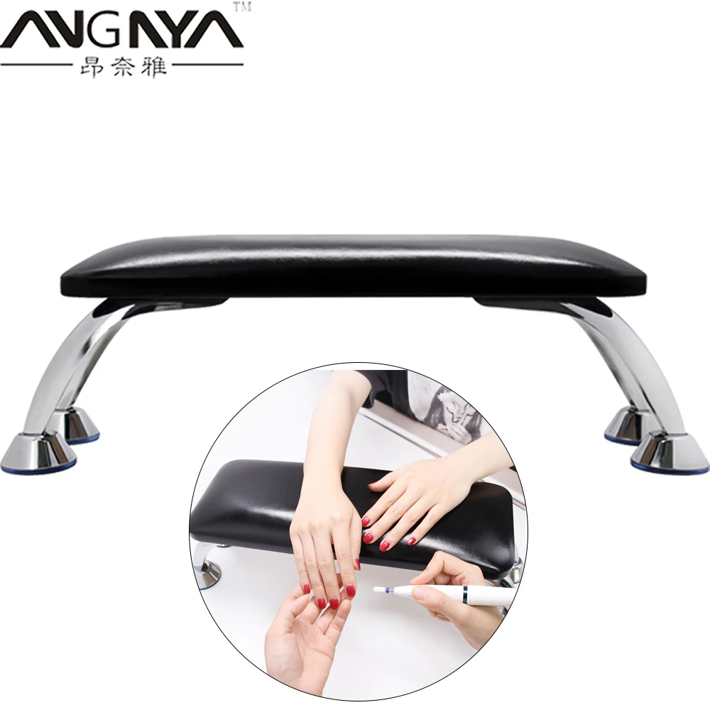 

ANGNYA PU Genuine Leather Hand Rest Pillow Hand Cushion Pillow Holder Arm Rest Nail Art Stand Manicure Table For Nail Art Salon