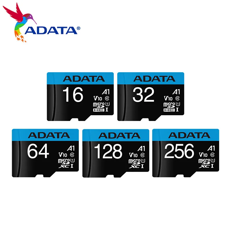 Высокоскоростная карта памяти Microsd ADATA V10 16 ГБ 32 A1 64 128 256 U1 класс 10 UHS-I TF-карта |