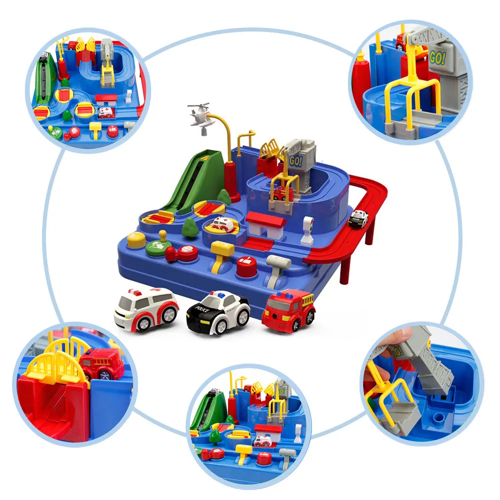 Детский Набор игрушечных машинок ручной автомобиль большие приключения сделай