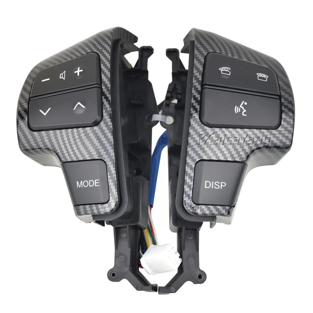 

Рулевое колесо из углеродного волокна, звуковой переключатель, кнопка регулятора 84250-60080 84250-60050 для LAND CRUISER GRJ200 2007-2016