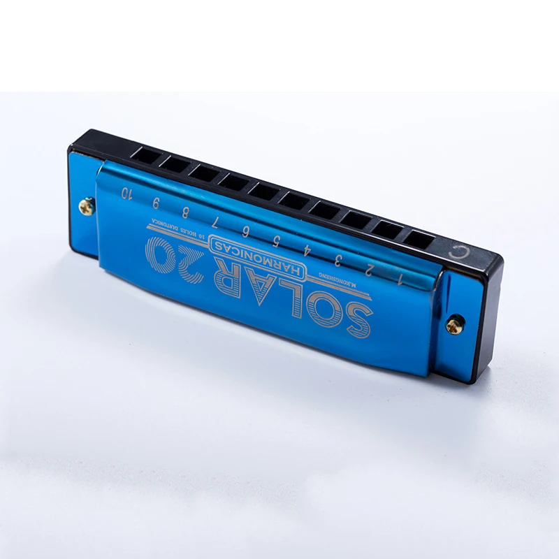 10 отверстий Губная гармошка для начинающих Обучающие инструменты блюз плееры