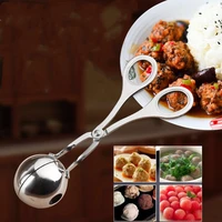 convenient kitchen meatball maker stainless steel meatball clip fish ball rice ball making mold tool kitchen accessories 2021