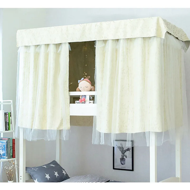 Занавеска для кровати в виде сердца девушек утолщенная затеняющая Верхняя и