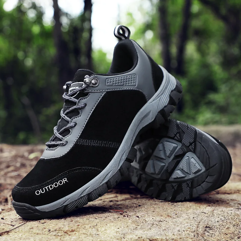 Big Size Shoes Men Sneakers Lace-up Casual Mens Shoes Lightweight Breathable Walking Footwear Climbing Shoes High Quality